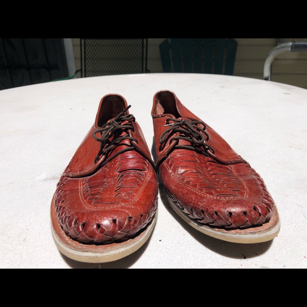 Leather shoes